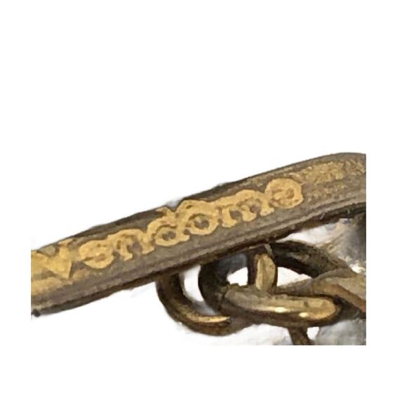 VENDOME Signed Chunky Textured Bicone Beaded  Aurora Borealis Choker Necklace - Picture 5 of 10